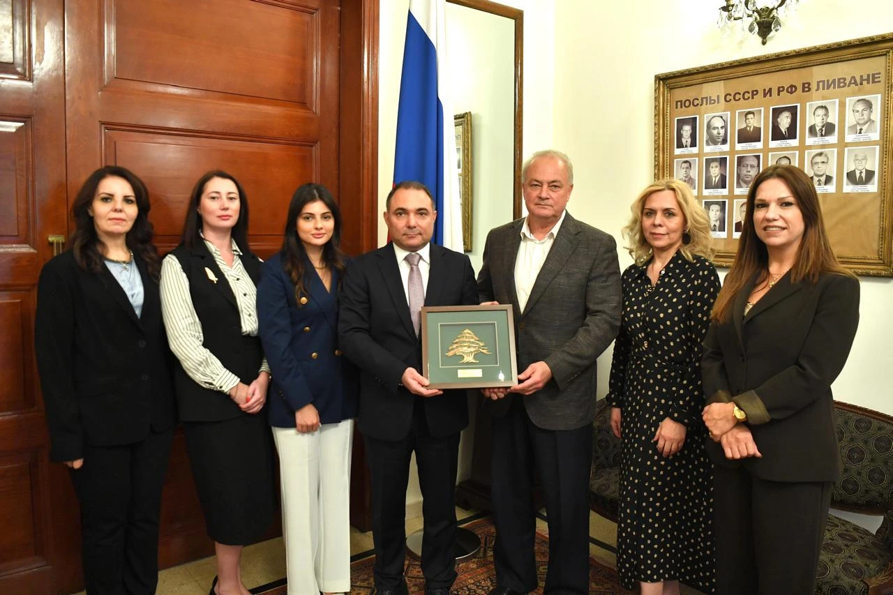 Roslivan and CIEC-MENA Delegation Meets Russian Ambassador to Deliver Beirut 2 Recommendations